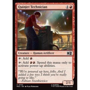 Marvel Super Heroes Commander - 703 - Quinjet Technician - Common - R - Non-foil (Front)