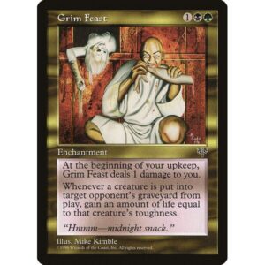 Mirage - 265 - Grim Feast - Rare - BG - Non-foil (Front)