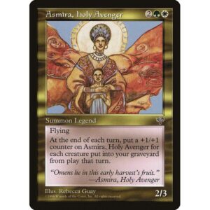 Mirage - 256 - Asmira, Holy Avenger - Rare - WG - Non-foil (Front)