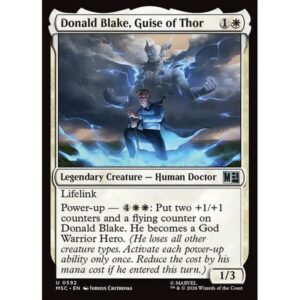Marvel Super Heroes Commander - 592 - Donald Blake, Guise of Thor - Uncommon - W - Non-foil (Front)