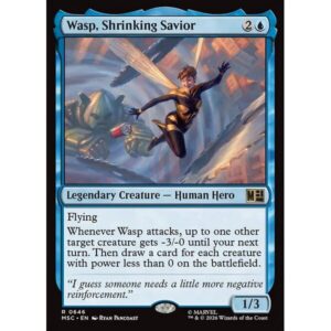 Marvel Super Heroes Commander - 646 - Wasp, Shrinking Savior - Rare - U - Non-foil (Front)
