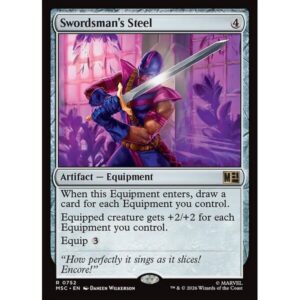 Marvel Super Heroes Commander - 752 - Swordsman's Steel - Rare - C - Non-foil (Front)