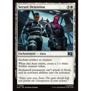 Marvel Super Heroes Commander - 608 - Secure Detention - Uncommon - W - Non-foil (Front)