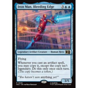 Marvel Super Heroes Commander - 626 - Iron Man, Bleeding Edge - Rare - U - Non-foil (Front)