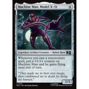 Marvel Super Heroes Commander - 751 - Machine Man, Model X-51 - Uncommon - C - Non-foil (Front)