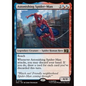 Marvel Super Heroes Commander - 740 - Astonishing Spider-Man - Rare - UR - Non-foil (Front)