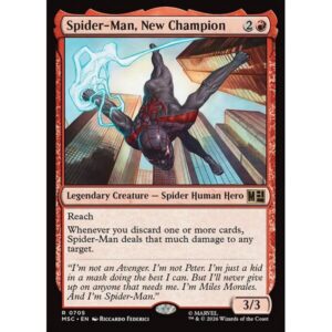 Marvel Super Heroes Commander - 705 - Spider-Man, New Champion - Rare - R - Non-foil (Front)