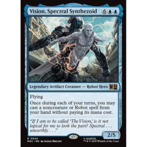 Marvel Super Heroes Commander - 644 - Vision, Spectral Synthezoid - Rare - U - Non-foil (Front)