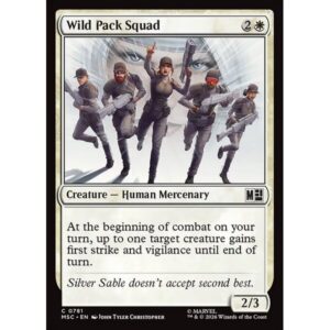 Marvel Super Heroes Commander - 781 - Wild Pack Squad - Common - W - Non-foil (Front)