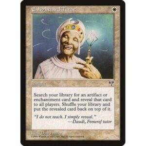 Mirage - 14 - Enlightened Tutor - Uncommon - W - Non-foil (Front)