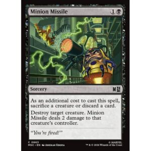 Marvel Super Heroes Commander - 663 - Minion Missile - Common - B - Non-foil (Front)