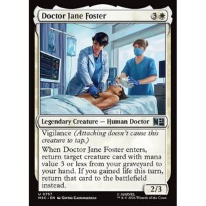 Marvel Super Heroes Commander - 757 - Doctor Jane Foster - Uncommon - W - Non-foil (Front)