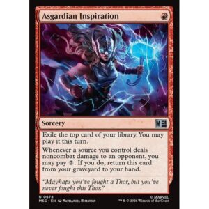 Marvel Super Heroes Commander - 678 - Asgardian Inspiration - Uncommon - R - Non-foil (Front)