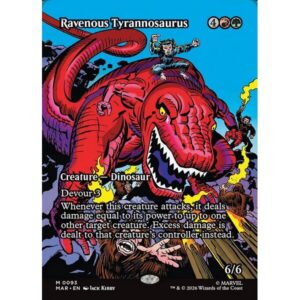 Marvel Universe - 93 - Ravenous Tyrannosaurus - Mythic - RG - Foil (Front)
