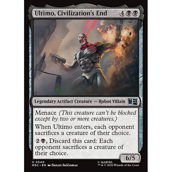Marvel Super Heroes Commander - 540 - Ultimo, Civilization's End - Uncommon - B - Non-foil (Front)