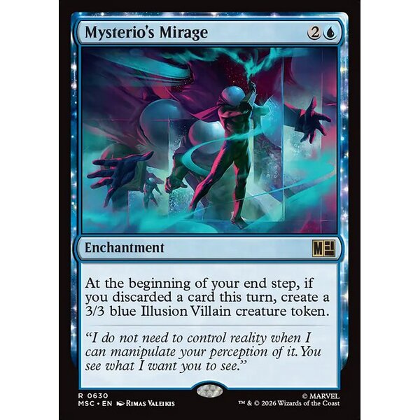 Marvel Super Heroes Commander - 630 - Mysterio's Mirage - Rare - U - Non-foil (Front)