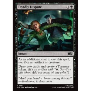 Marvel Super Heroes Commander - 794 - Deadly Dispute - Common - B - Non-foil (Front)