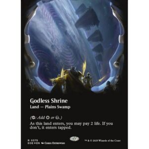 Edge of Eternities - 375 - Godless Shrine - Rare - C - Foil