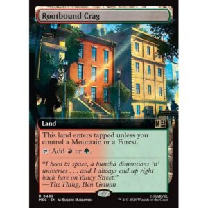 Marvel Super Heroes Commander - 489 - Rootbound Crag - Rare - C - Non-foil (Front)