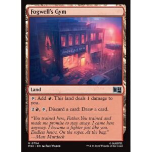 Marvel Super Heroes Commander - 754 - Fogwell's Gym - Uncommon - C - Non-foil (Front)