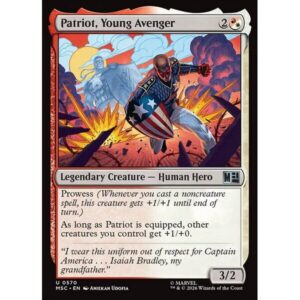 Marvel Super Heroes Commander - 570 - Patriot, Young Avenger - Uncommon - WR - Non-foil (Front)