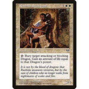 Mirage - 35 - Rashida Scalebane - Rare - W - Non-foil (Front)