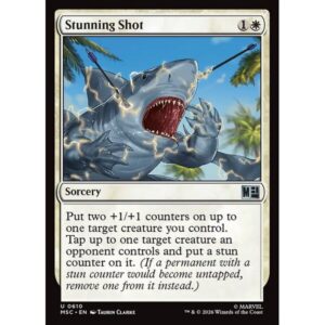 Marvel Super Heroes Commander - 610 - Stunning Shot - Uncommon - W - Non-foil (Front)