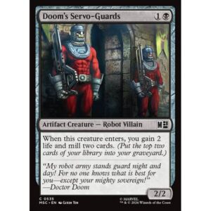 Marvel Super Heroes Commander - 535 - Doom's Servo-Guards - Common - B - Non-foil (Front)