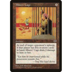 Mirage - 311 - Misers' Cage - Rare - C - Non-foil (Front)