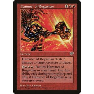 Mirage - 181 - Hammer of Bogardan - Rare - R - Non-foil (Front)