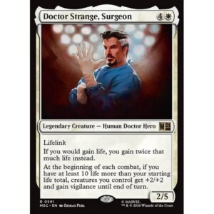 Marvel Super Heroes Commander - 591 - Doctor Strange, Surgeon - Rare - W - Non-foil (Front)