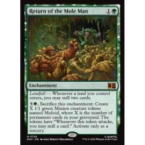 Marvel Super Heroes Commander - 729 - Return of the Mole Man - Mythic - G - Non-foil (Front)