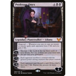 Strixhaven: School of Mages - 83 - Professor Onyx - Mythic - B - Foil