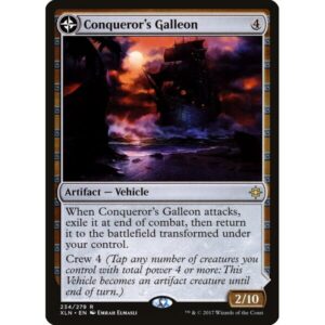 Ixalan - 234 - Conqueror's Galleon // Conqueror's Foothold - Rare - C - Foil
