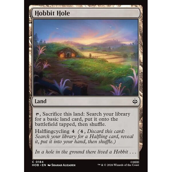 The Hobbit - 184 - Hobbit Hole - Common - C - Non-foil (Front)