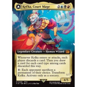 Final Fantasy - 496 - Kefka, Court Mage // Kefka, Ruler of Ruin - Mythic - C - Foil