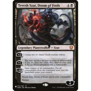 The List - CMR-153 - Tevesh Szat, Doom of Fools - Mythic - B - Non-foil
