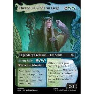 The Hobbit - 233 - Thranduil, Sindarin Liege // Silvan Rally - Uncommon - UG - Non-foil (Front)