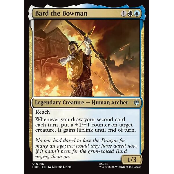 The Hobbit - 145 - Bard the Bowman - Uncommon - WU - Non-foil (Front)