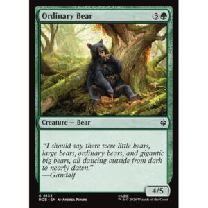 The Hobbit - 133 - Ordinary Bear - Common - G - Non-foil (Front)
