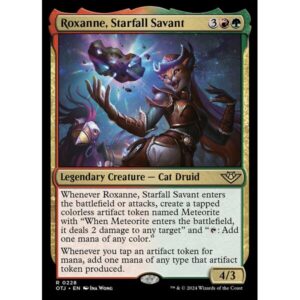 Outlaws of Thunder Junction - 228 - Roxanne, Starfall Savant - Rare - RG - Non-foil