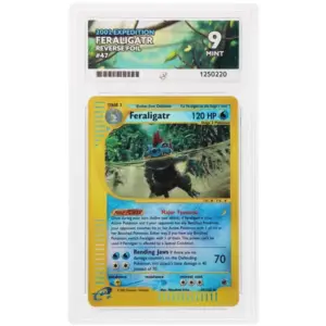 ACE 9 Mint - 2002 Pokemon Expedition Feraligatr #47/165