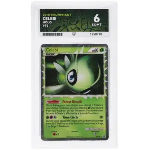 ACE 6 Excellent - 2010 Pokemon Triumphant Celebi #92/102