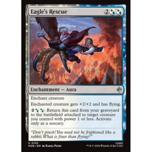The Hobbit - 155 - Eagle's Rescue - Uncommon - WU - Non-foil (Front)