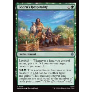 The Hobbit - 120 - Beorn's Hospitality - Uncommon - G - Non-foil (Front)