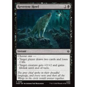 The Hobbit - 81 - Reverent Howl - Common - B - Non-foil (Front)