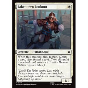 The Hobbit - 18 - Lake-town Lookout - Common - W - Non-foil (Front)