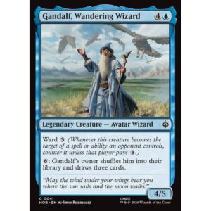 The Hobbit - 41 - Gandalf, Wandering Wizard - Common - U - Non-foil (Front)