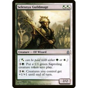 Ravnica: City of Guilds - 252 - Selesnya Guildmage - Uncommon - WG - Non-foil (Front)
