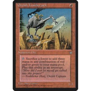 Ice Age - 210 - Orcish Lumberjack - Common - R - Non-foil (Front)